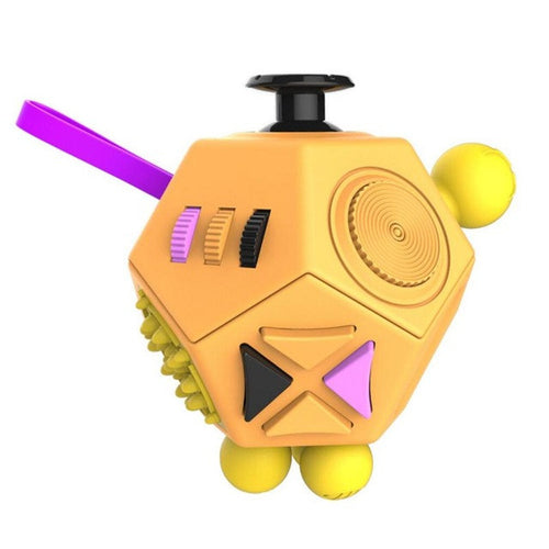 12-Sided Fidget Cube - Cream - Fidgetys Co.
