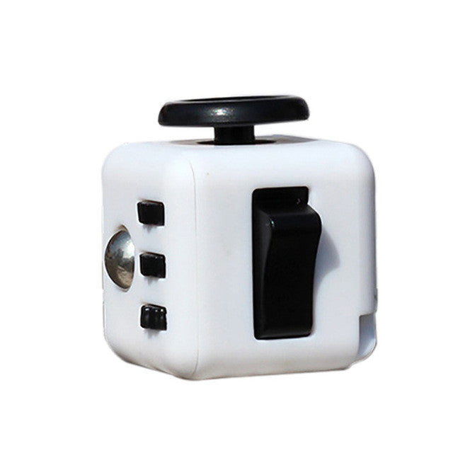 Fidget Cube - White / Black - Fidgetys Co.