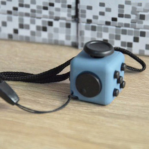 Fidget Cube - Blue/ Black - Fidgetys Co.