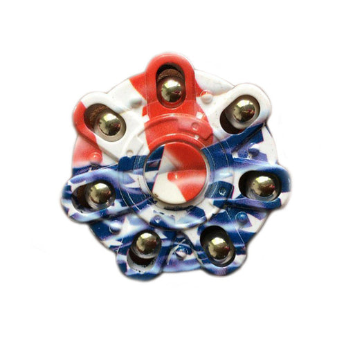 New Spinner Fidget - Flag USA - Fidgetys Co.