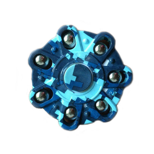 New Tri-Spinner Fidget - Camouflage Blue - Fidgetys Co.